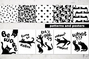 Black cats are fun!, an Animal Illustration by pineart (Thumbnail 3 of 6)
