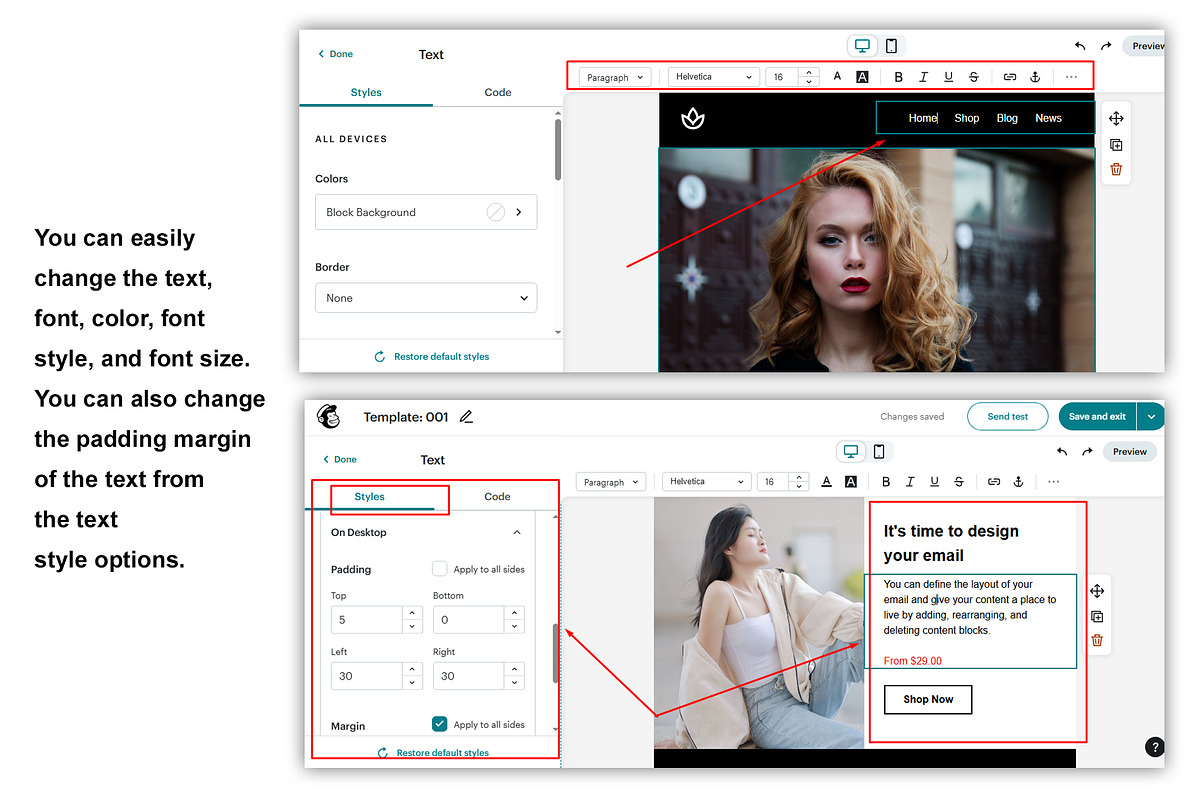 Mailchimp Email Template Bundle, an Email Template by QuickArtisan (Photo 9 of 10)