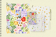 Watercolor flowers, a Pattern Graphic by NKTN (Thumbnail 8 of 15)