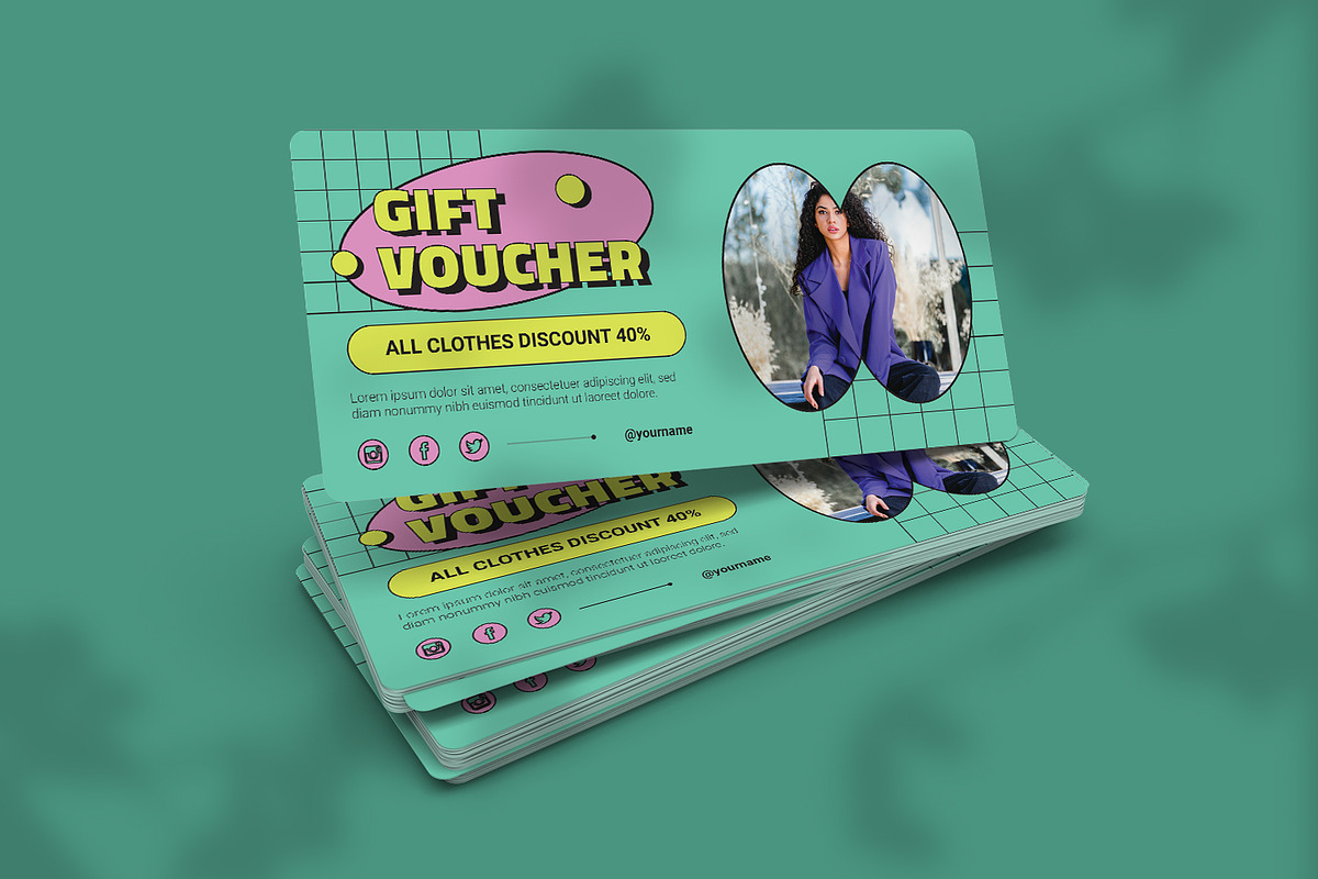 Bold Rebrand - Gift Voucher, a Print Template by VUNIRA (Photo 3 of 3)