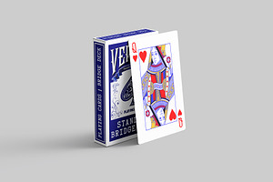 Bridge Playing Cards Mockup 8 Views