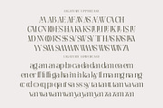 Belinda Rosalind, a Serif Font by Cruzine (Thumbnail 8 of 9)