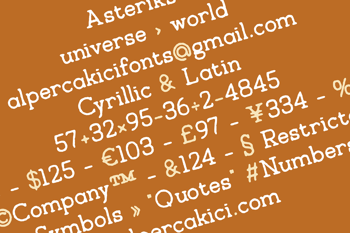 Typetopia Eroded Serif Typeface, a Handwritten Font by alpercakici (Photo 11 of 17)