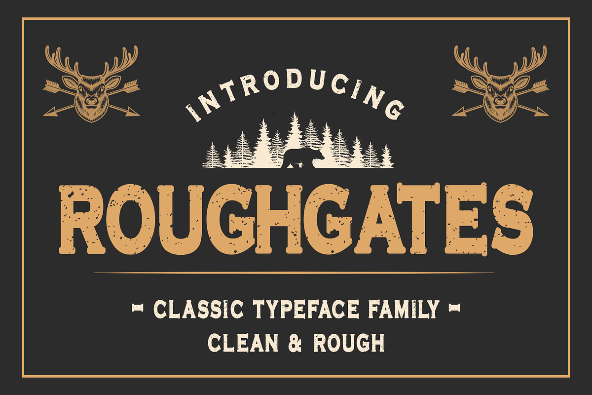 Roughgates, a Serif Font by Mozatype (Photo 1 of 12)