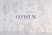 Coastal Line art collection, an Object Graphic by Kreker Kate (Thumbnail 1 of 5)
