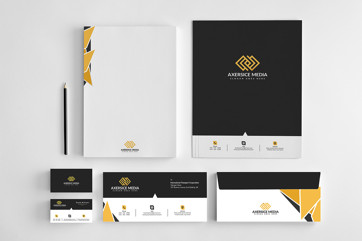 Corporate Branding Identity Template, a Stationery Template by Tbunny (Photo 9 of 9)