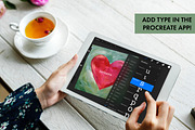 Procreate Typewriter Brush Bundle, a Brush Add-On by Nancy Ingersoll (Thumbnail 3 of 6)