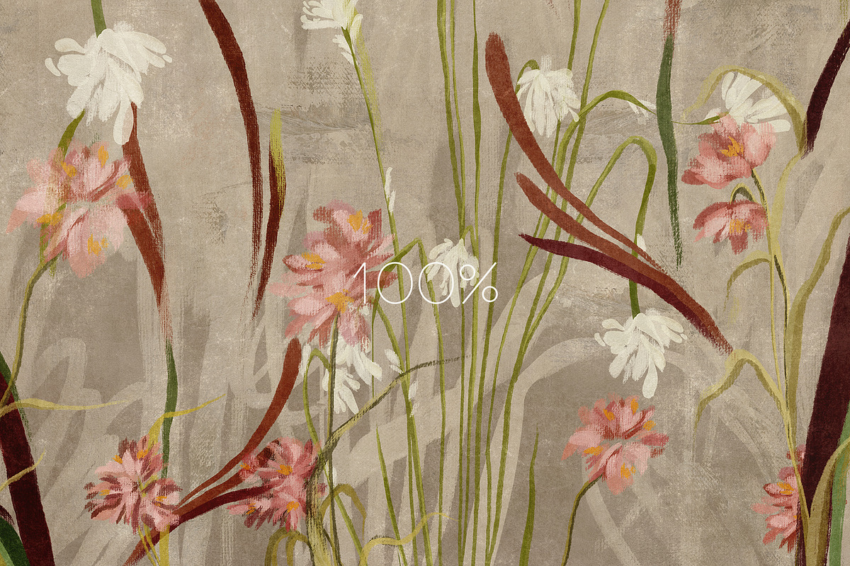 Wallpaper Field of Grasses, a Wallpaper Graphic by apollinariia_shop (Photo 8 of 9)