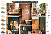 Behr Mid Century Modern Paint Colors, a Presentation Template by CONCEPT COLORS (Thumbnail 3 of 9)
