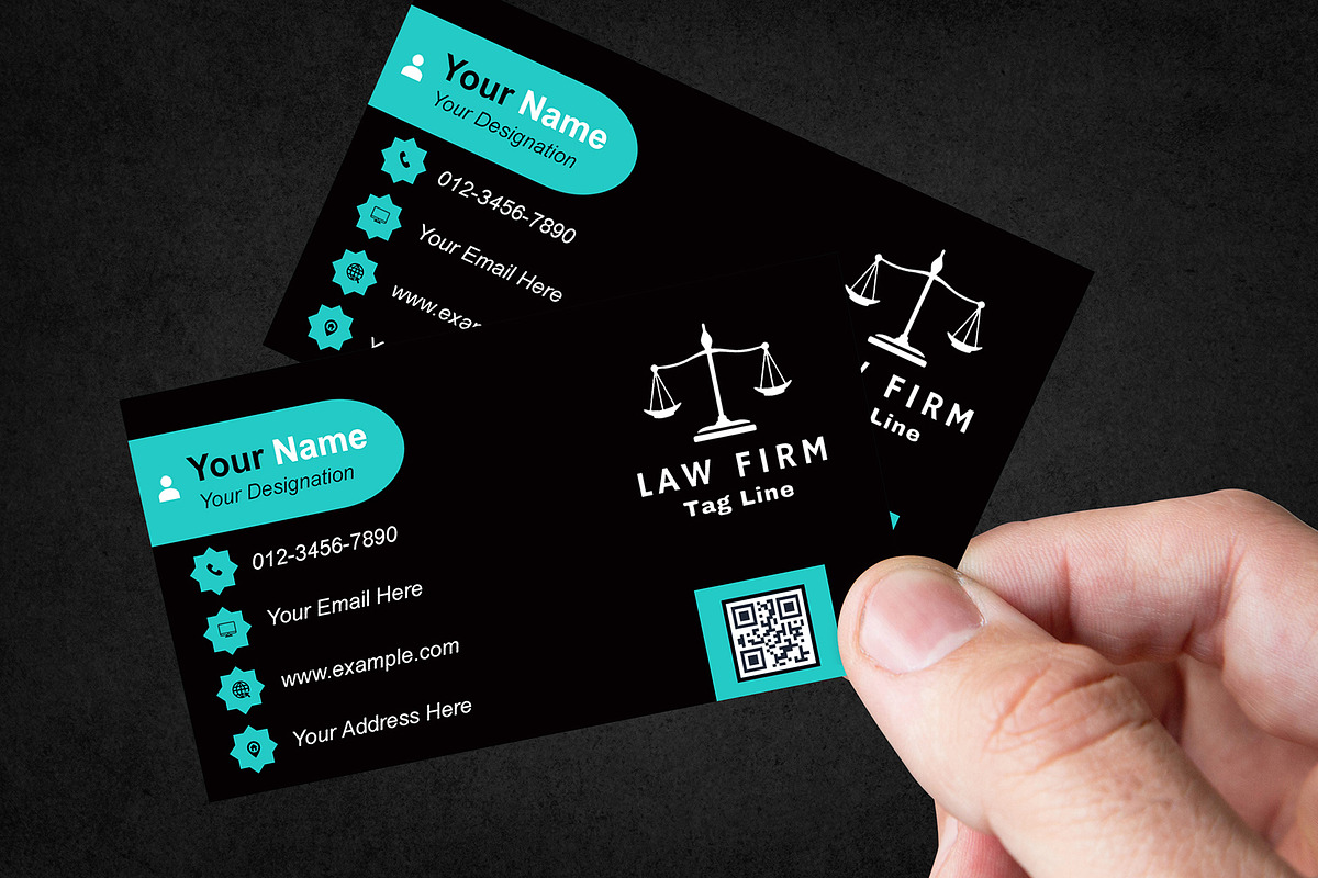 Real Estate Lawyer Card PSD preview 5