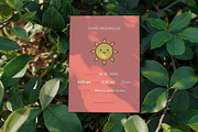 Modern Nursery Birth Card, a Card Template by Filip Studio (Thumbnail 2 of 4)