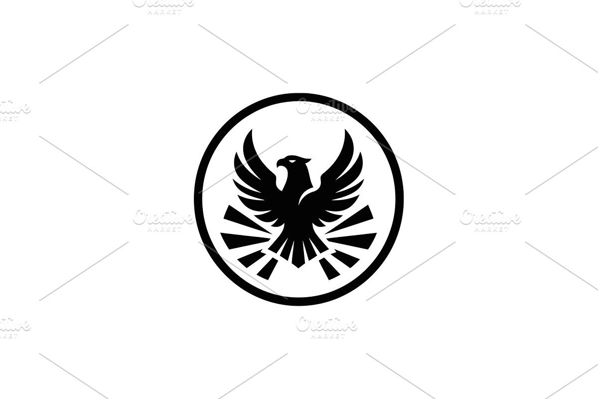 20 Minimalist Eagle Logo Bundle, a Branding & Logo Template by Vectorium Studio (Photo 8 of 21)