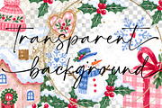Cozy Winter Christmas Clipart, a Decorative Illustration by BigCakeBee (Thumbnail 2 of 3)