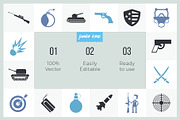 JI Gaming Weapons Glyph Icons V2, a Solid Icon by Jumbo Icons (Thumbnail 2 of 4)