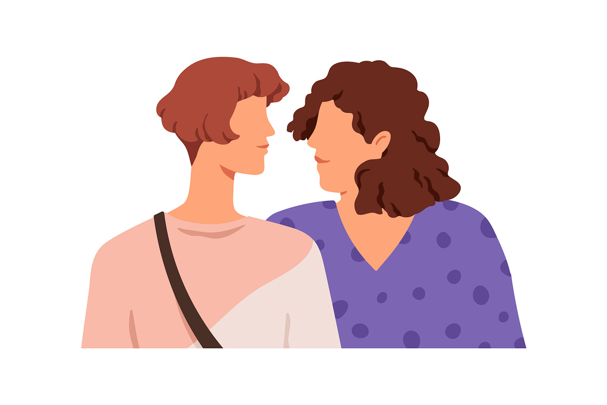 Diverse couples meeting set, a Person Illustration by Good Studio (Photo 2 of 16)