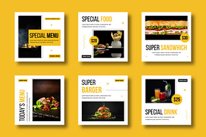 Food Promotions Social Media, a Social Media Template by MightyDesign