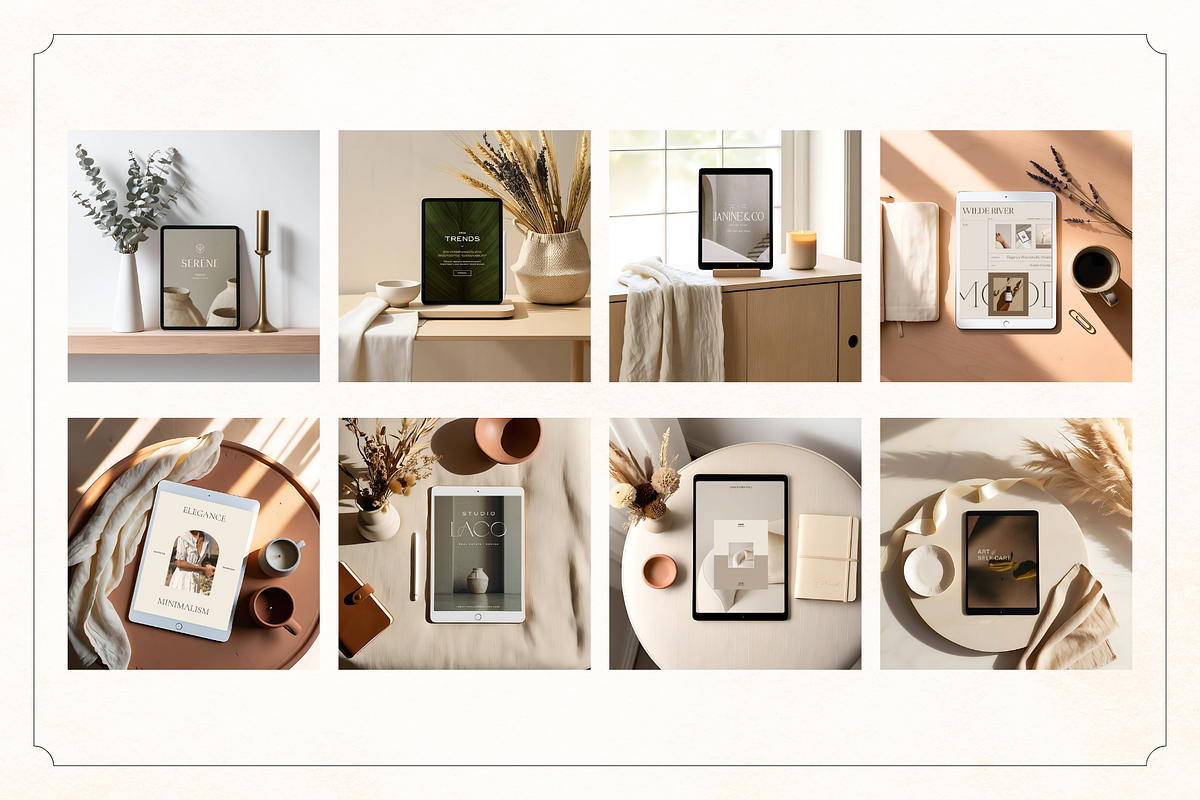 50 Minimalist iPad Canva Mockups, an iPad Mockup by Matisse Studio (Photo 8 of 10)