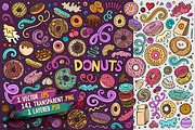 Donuts Objects & Elements Set, an Object Graphic by BALABOLKA (Thumbnail 2 of 4)