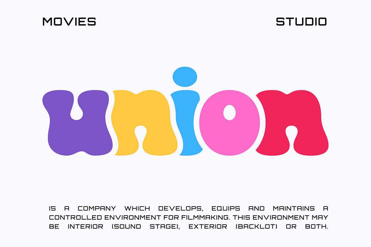 Apple Peach | Playful bubble Font, a Sans Serif Font by roomspace creative lab (Photo 9 of 14)