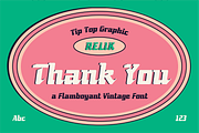 Relik - Flamboyant Vintage Font, a Serif Font by Tiptop Graphic (Thumbnail 9 of 9)