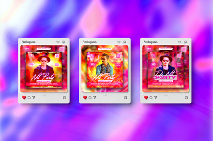Dj Night Club Party Flyer Design, a Poster Template by Mk_Studio