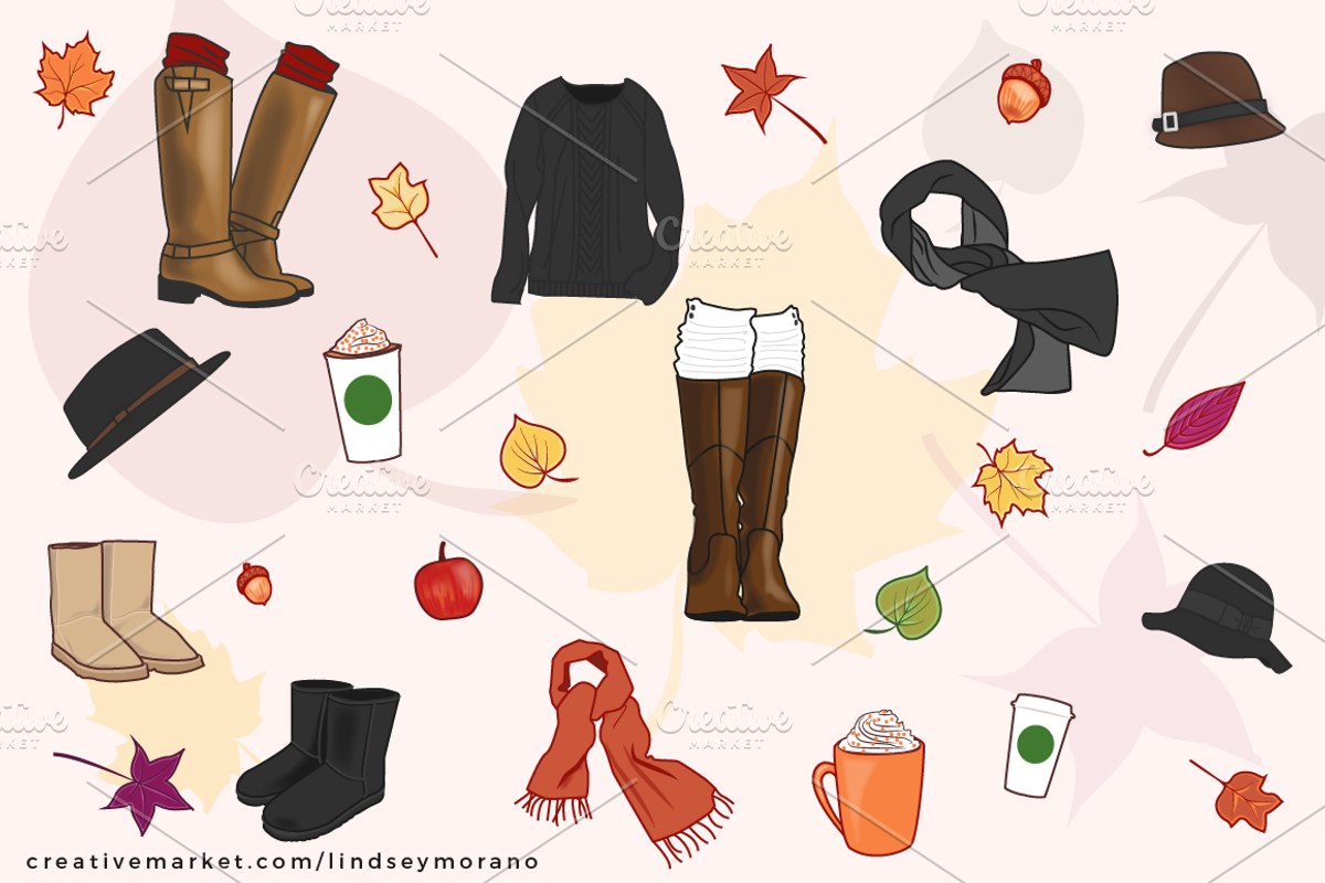 Fun Fall Clipart, an Illustration by Onyx Templates (Photo 2 of 3)