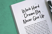 Blank Notes Handwritten Marker Font, a Font by Pixesia Studio (Thumbnail 4 of 15)