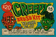 CREEPY BRUSH KIT, a Brush Add-On by SHAKA (Thumbnail 1 of 6)