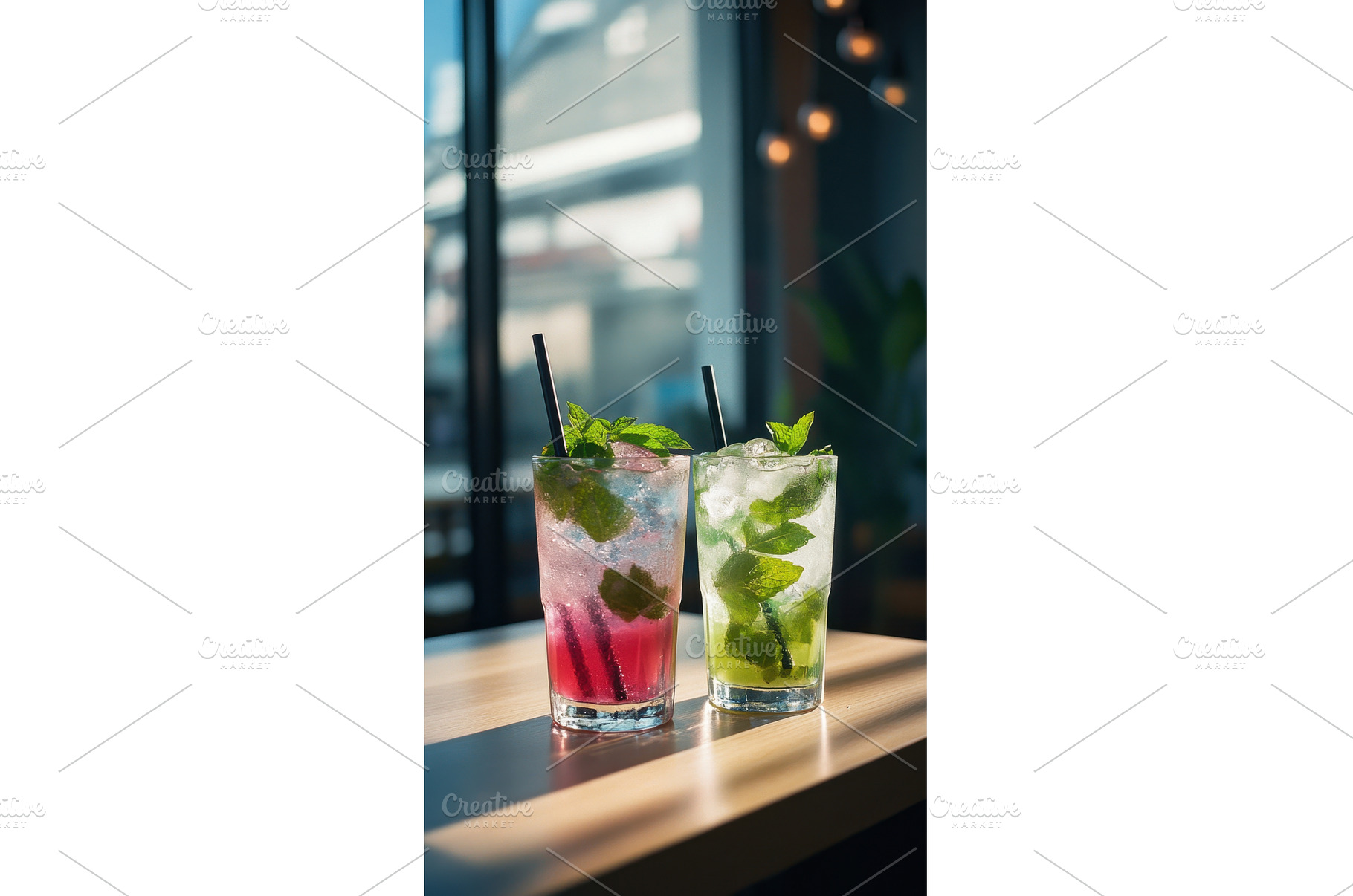 Refreshing summer drinks in a cafe, a Nature Photo by Beautiful things