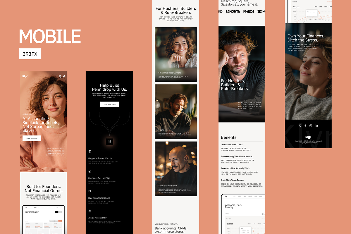 AI Accounting - Desktop & Mobile, a Landing Page Template by Ceaso Store (Photo 3 of 3)