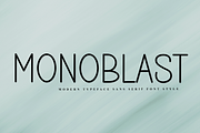 Monoblast, a Sans Serif Font by FreshTypeINK (Thumbnail 1 of 8)