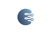 Tech Globe Logo for Business, a Branding & Logo Template by Logo Loom (Thumbnail 1 of 5)