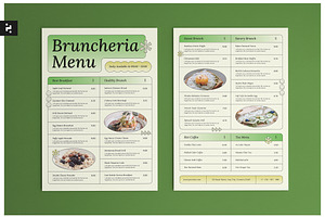 Y2K Brunch Cafe Menu