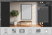 Vertical Frame Interior Wall PSD, a Product Mockup by Bruno's Shop (Thumbnail 2 of 3)