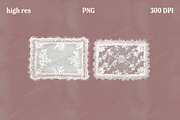 Vintage Fabric Doilies Bundle PNG, an Object Graphic by Marie T (Thumbnail 6 of 24)