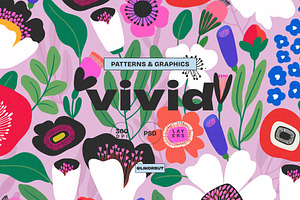 Abstract Floral Pattern And Graphics