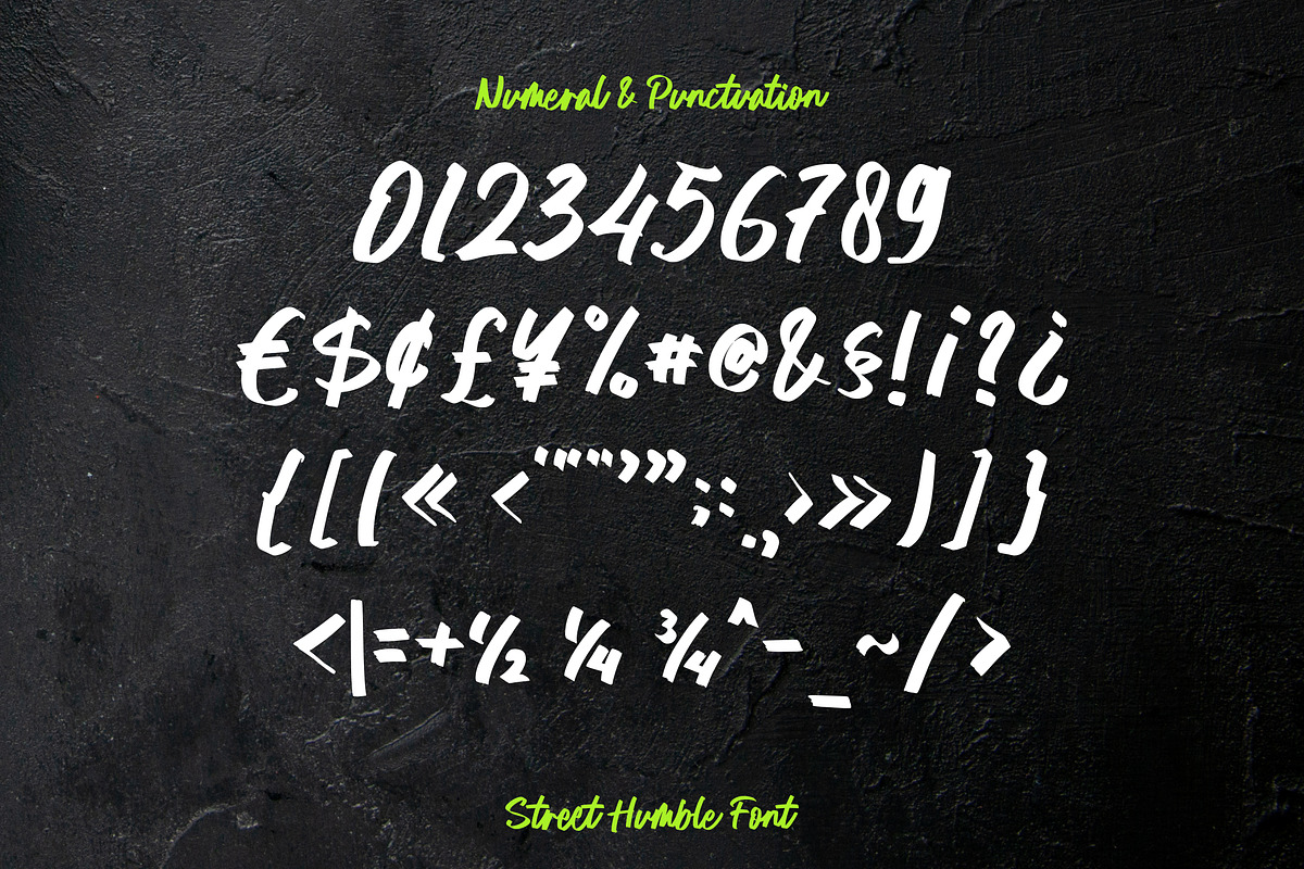 Street Humble - Brush Script Font, a Handwritten Font by agnyhasyastudio (Photo 14 of 14)