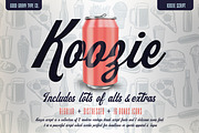 Koozie Script, a Script Font by GoodGravyType (Thumbnail 1 of 6)