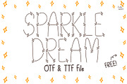 Sparkle Dream | Decorative Font, a Handwritten Font by LivelyAutumn11.11 (Thumbnail 1 of 5)