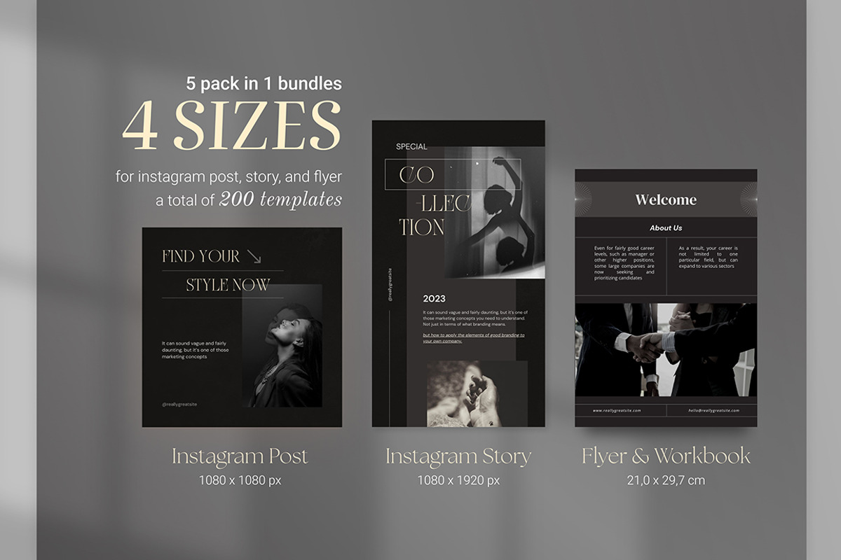 Bundle Pack 5in1 Canva Template, a Social Media Template by Brandearth RRGraph (Photo 18 of 19)