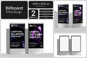 Vertical Billboard Mockup, an Advertising Mockup by Bartama Graphic (Thumbnail 1 of 4)