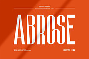 Abrose || Modern Allcaps Sans Serif, a Sans Serif Font by Ermedia Studio (Thumbnail 1 of 10)