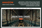 Amazon - Library Joomla Template, a HTML Template by Ordasoft (Thumbnail 1 of 2)