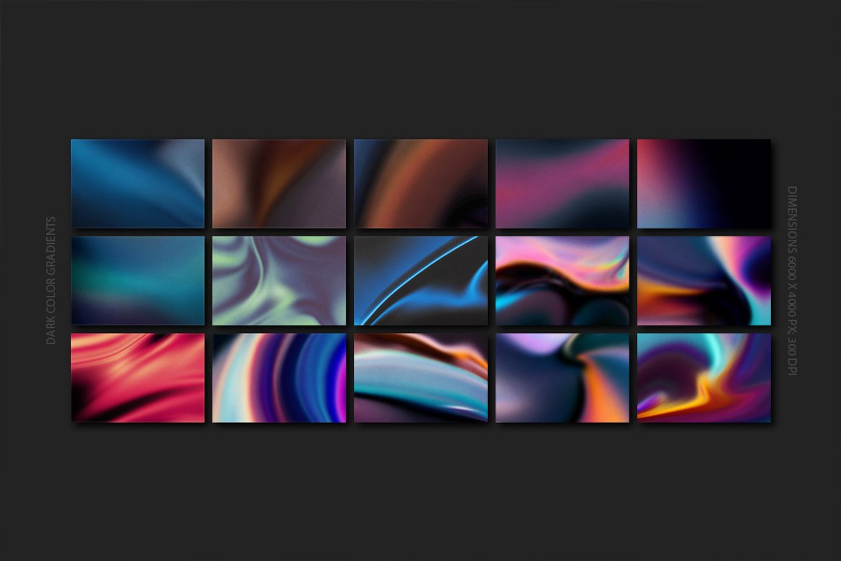 Durga — Abstract Gradient Textures, a Texture Graphic by Milka (Photo 2 of 9)