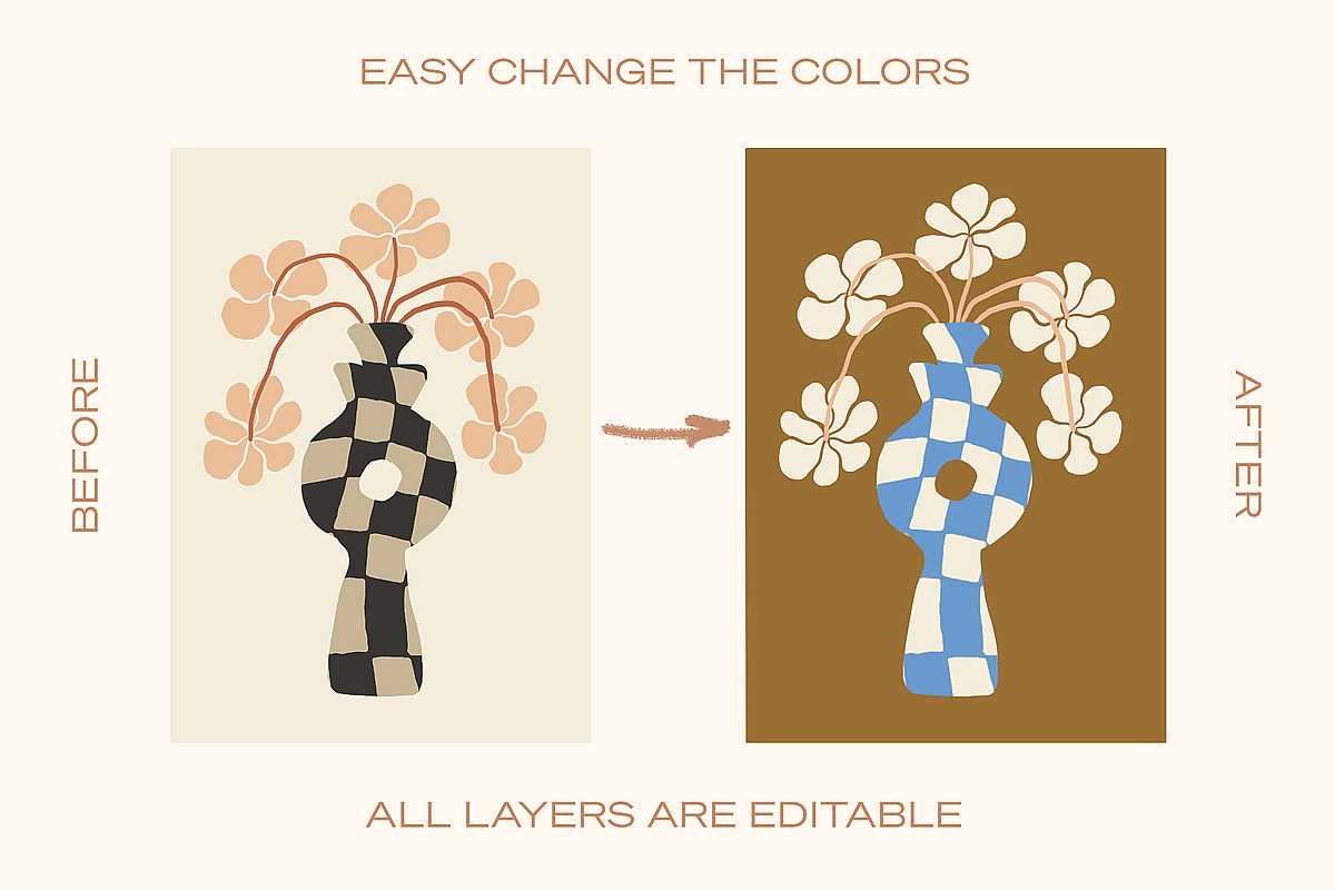 GALLERY WALL ART BOHO POSTER SET, a Decorative Illustration by Ayya Studio (Photo 18 of 18)