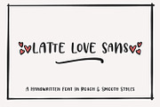 Latte Love Sans, a Sans Serif Font by Kristy Hatswell (Thumbnail 1 of 4)