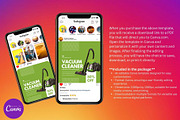 Vacuum Cleaner Sale Editable Design, a Social Media Template by Mishek Munene (Thumbnail 1 of 4)