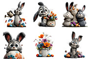 Whimsical Happy Easter Clipart, an Illustration by Sublimation Artist (Thumbnail 5 of 7)