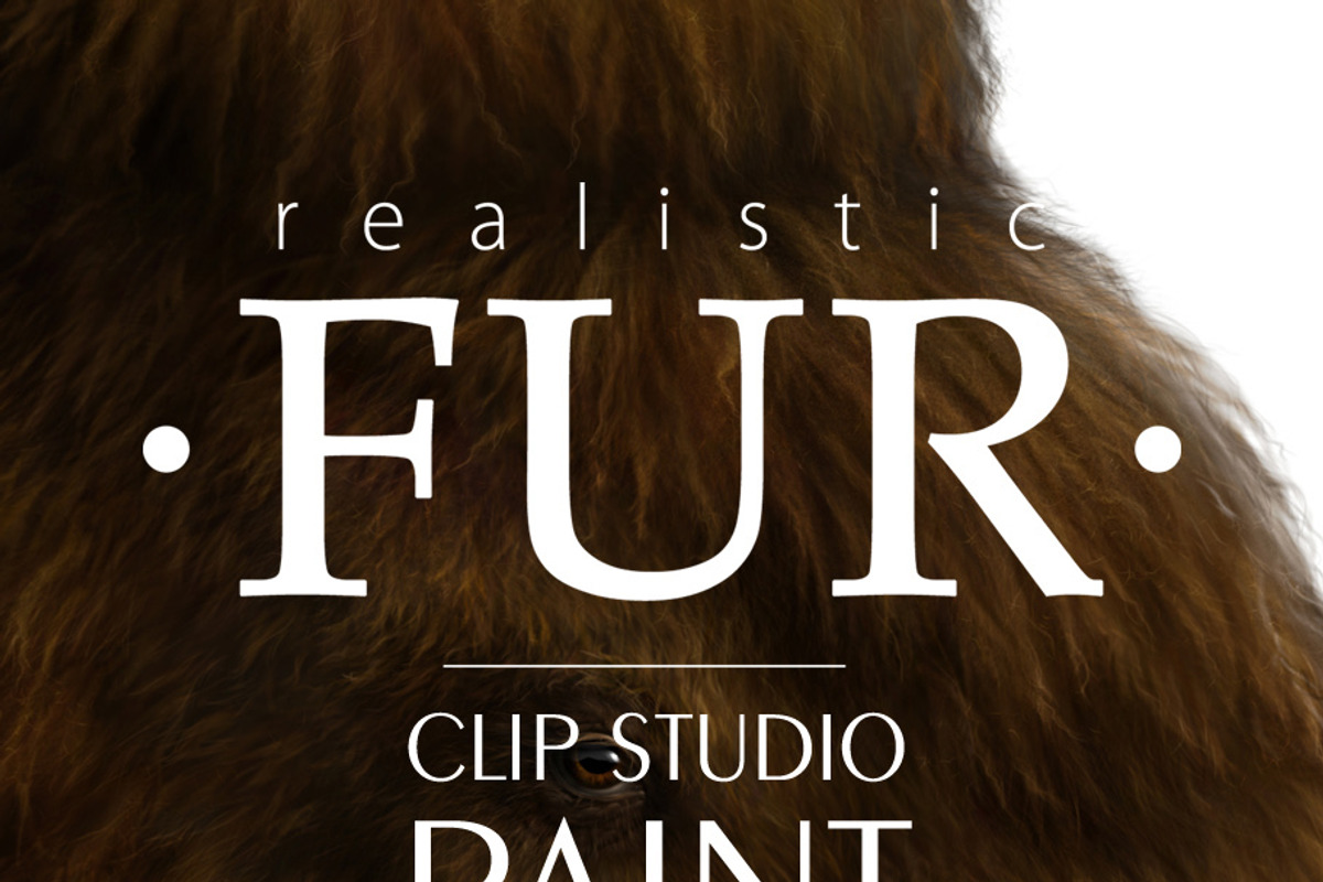 28 Realistic FUR Clip Studio Brushes, a Brush Add-On by Eldar Zakirov's (Photo 4 of 8)