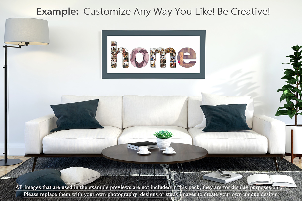 8.5x11 Alphabet Letter Templates, a Poster Template by Loveurstyle Designs (Photo 5 of 5)